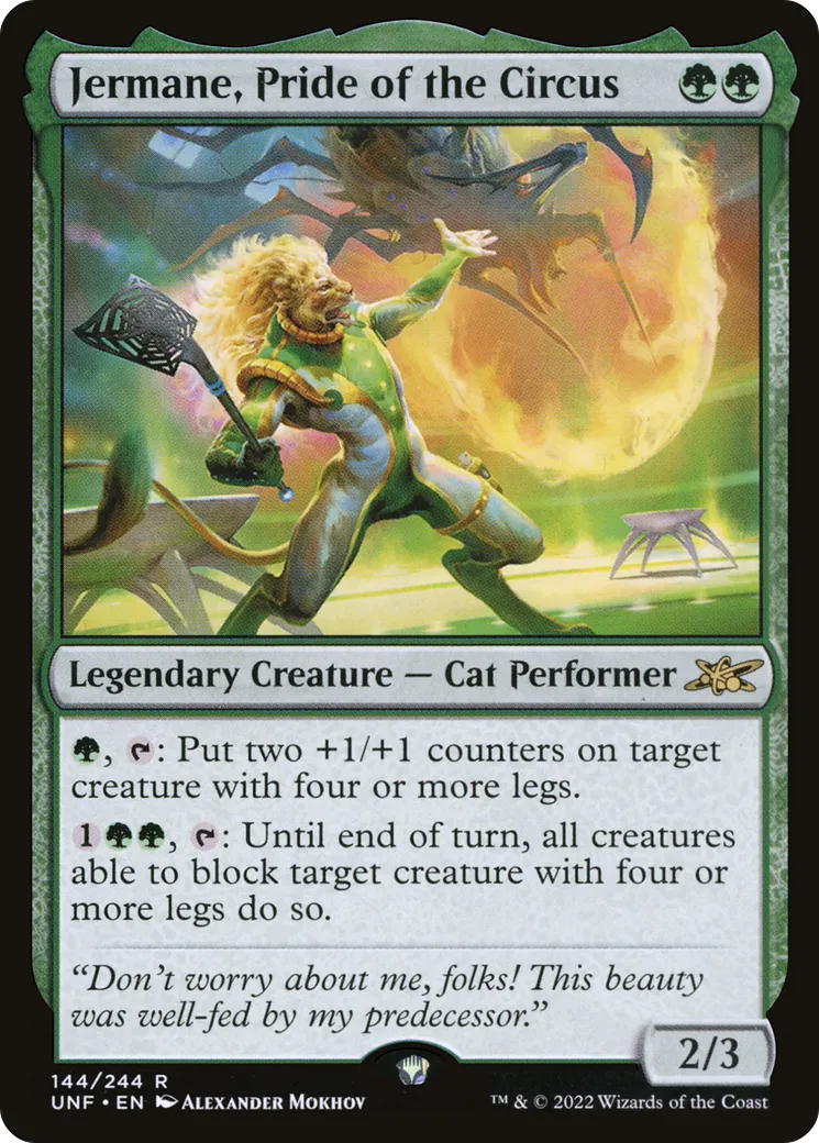 Jermane, Pride of the Circus — Unfinity — Magic: The Gathering