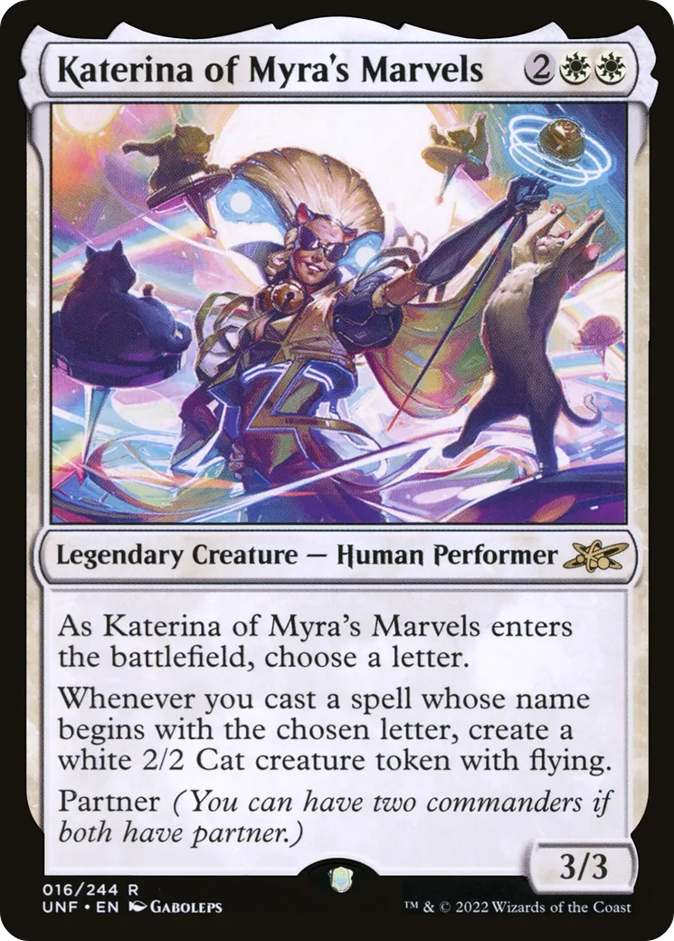 Katerina of Myra's Marvels — Unfinity — Magic: The Gathering