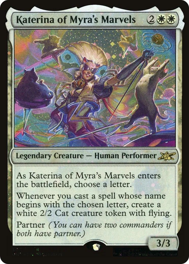 Katerina of Myra's Marvels — Unfinity — Magic: The Gathering