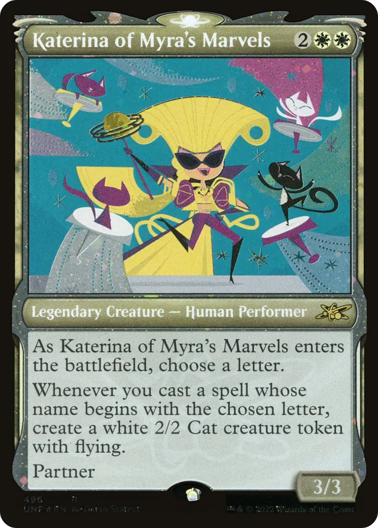 Katerina of Myra's Marvels — Unfinity — Magic: The Gathering