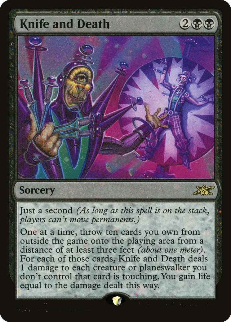 Knife and Death — Unfinity — Magic: The Gathering