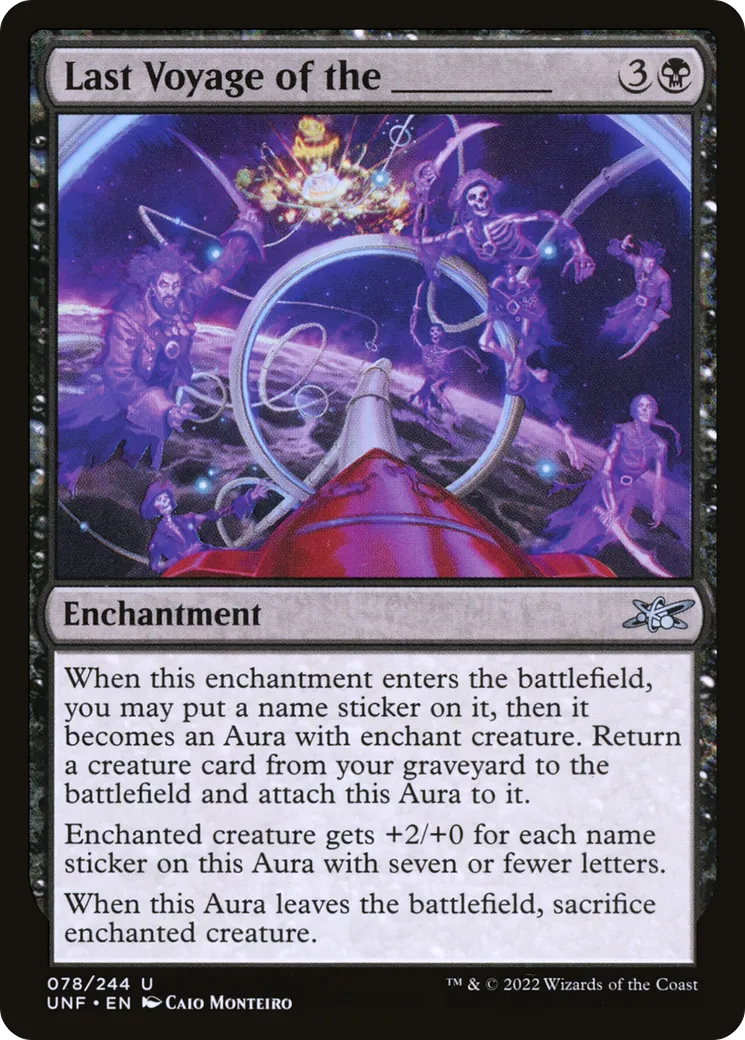 Last Voyage of the _____ — Unfinity — Magic: The Gathering