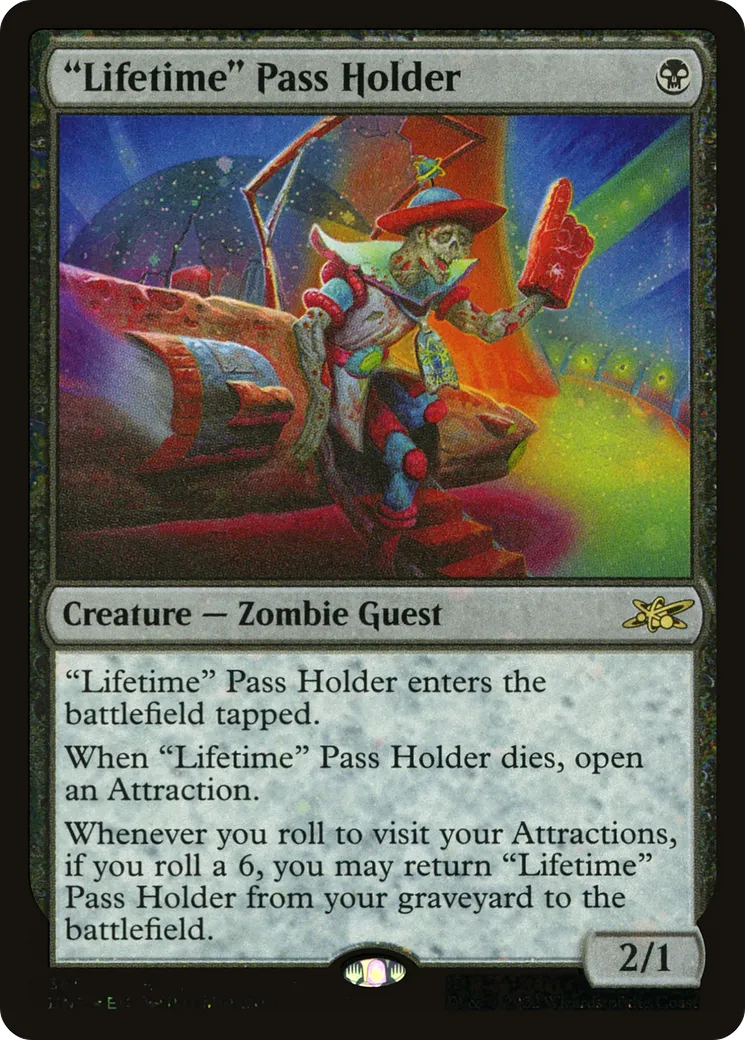 "Lifetime" Pass Holder — Unfinity — Magic: The Gathering
