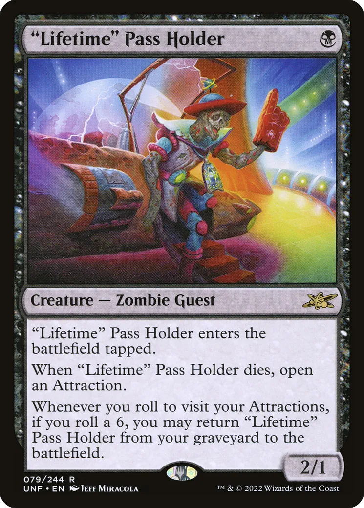 "Lifetime" Pass Holder — Unfinity — Magic: The Gathering