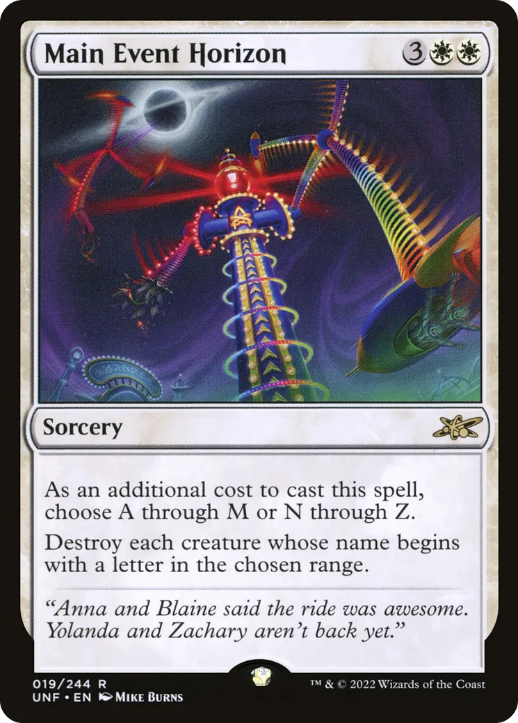 Main Event Horizon — Unfinity — Magic: The Gathering