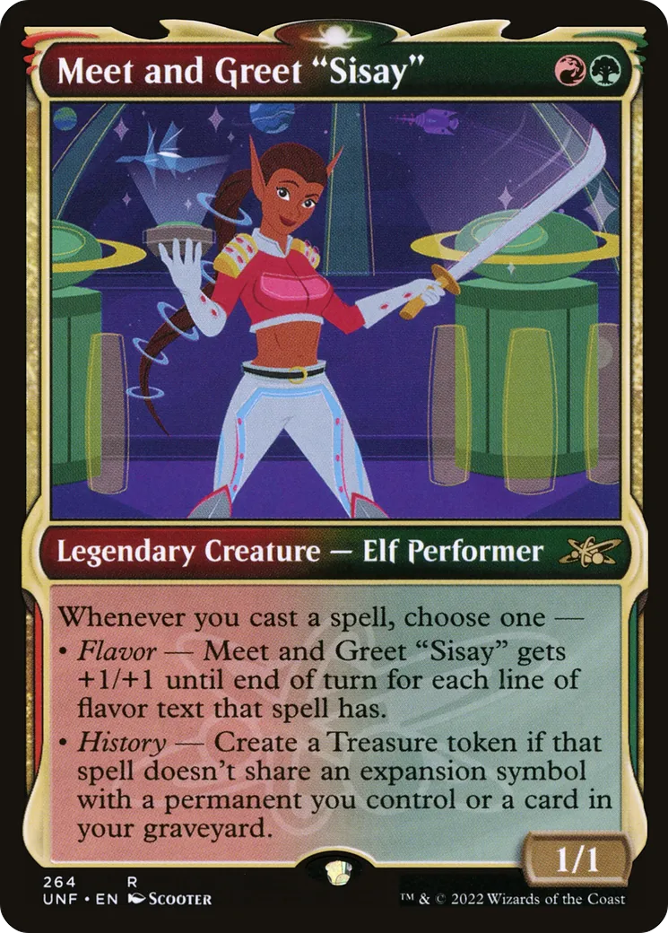 Meet and Greet "Sisay" — Unfinity — Magic: The Gathering