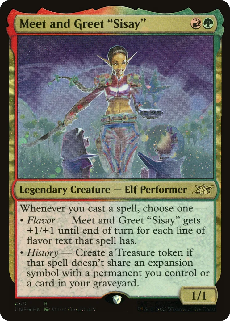 Meet and Greet "Sisay" — Unfinity — Magic: The Gathering