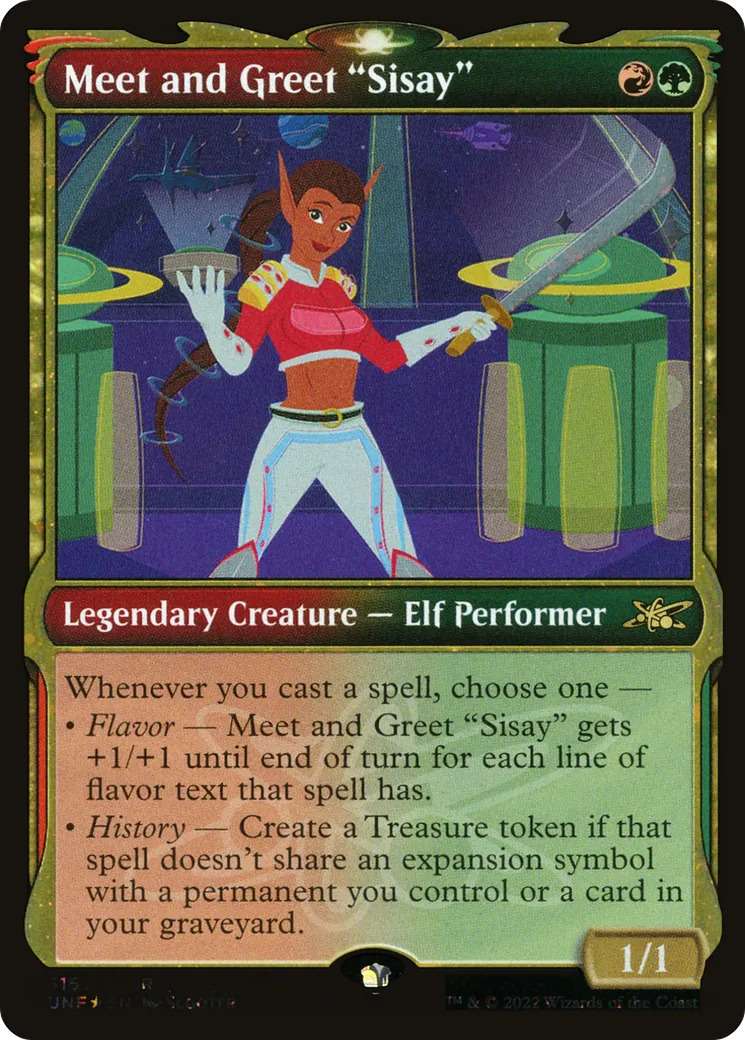 Meet and Greet "Sisay" — Unfinity — Magic: The Gathering