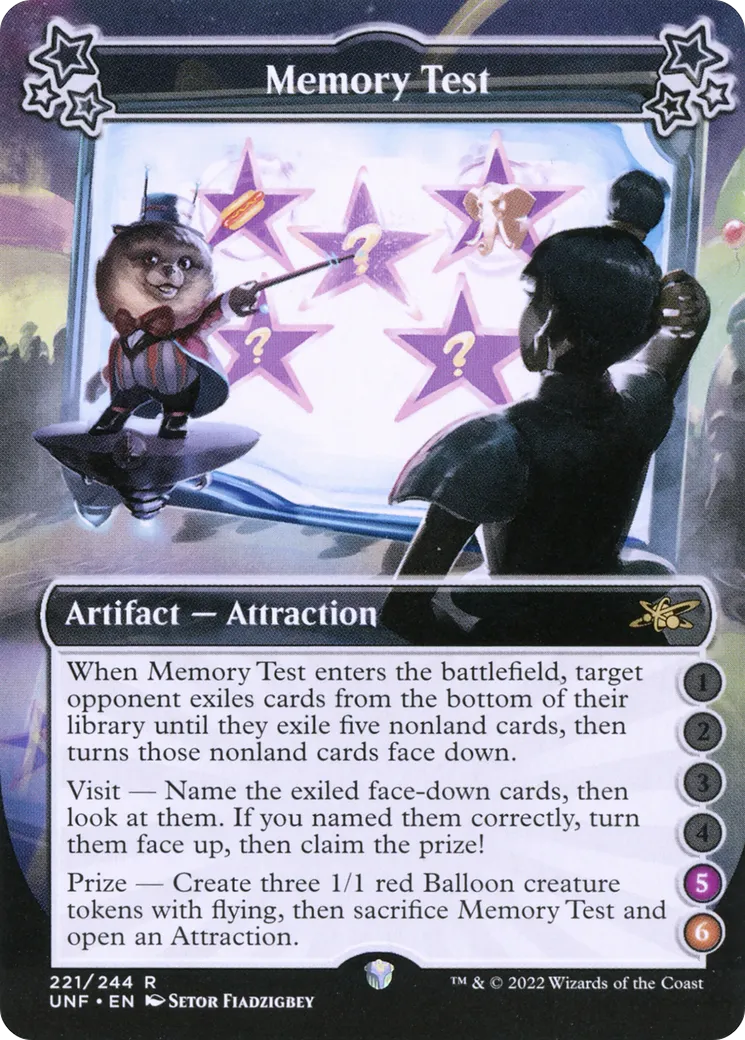 Memory Test — Unfinity — Magic: The Gathering