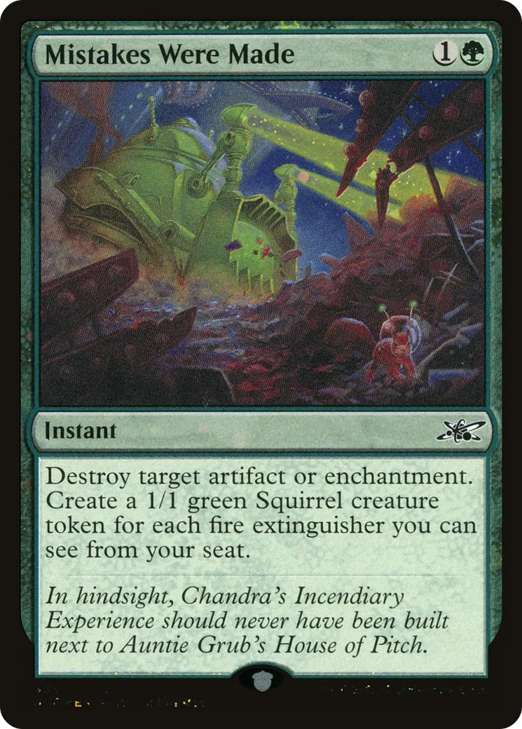 Mistakes Were Made — Unfinity — Magic: The Gathering