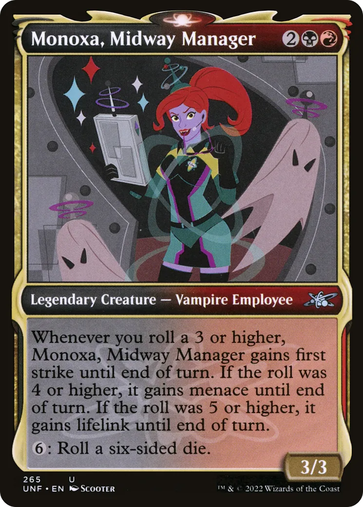 Monoxa, Midway Manager — Unfinity — Magic: The Gathering