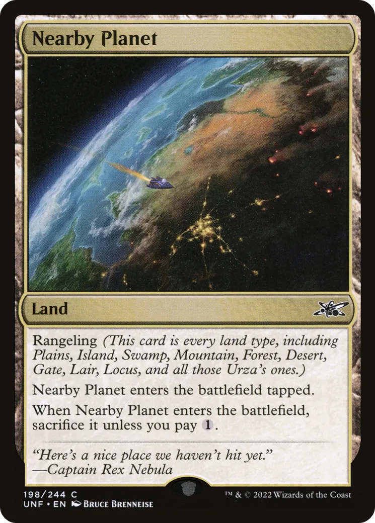 Nearby Planet — Unfinity — Magic: The Gathering