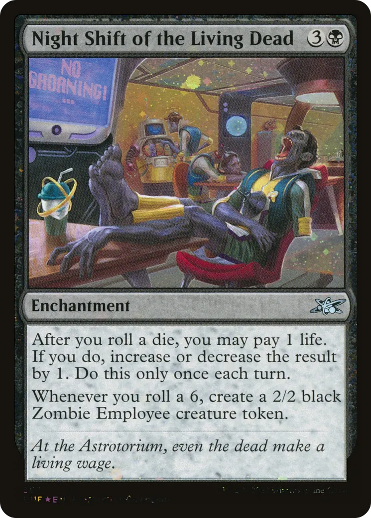 Night Shift of the Living Dead — Unfinity — Magic: The Gathering