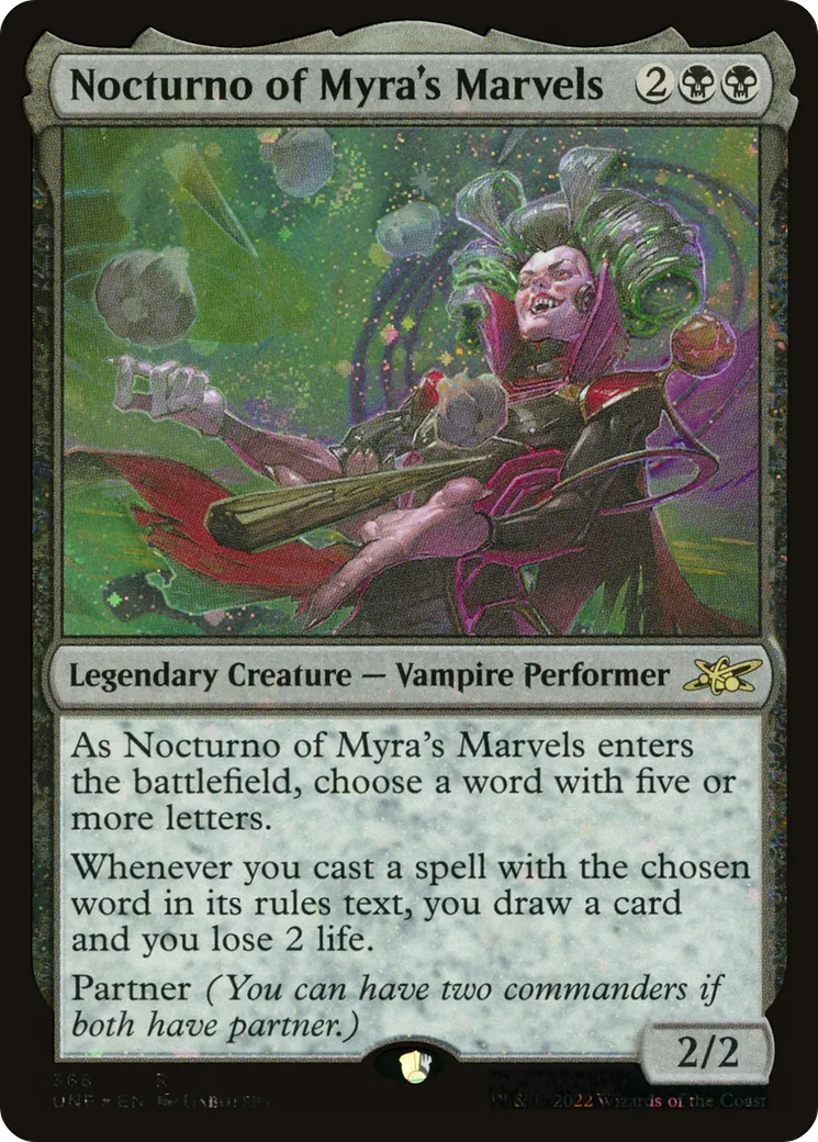 Nocturno of Myra's Marvels — Unfinity — Magic: The Gathering