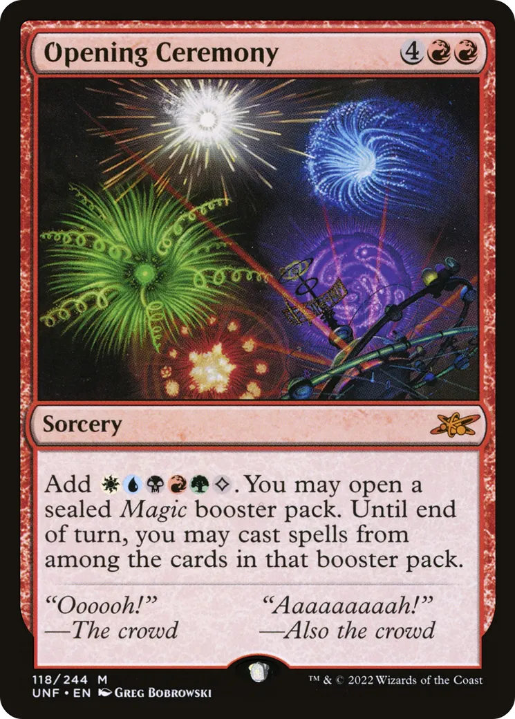 Opening Ceremony — Unfinity — Magic: The Gathering