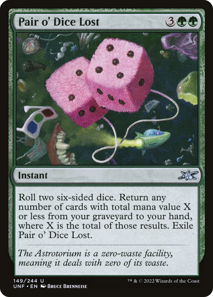 Pair o' Dice Lost — Unfinity — Magic: The Gathering