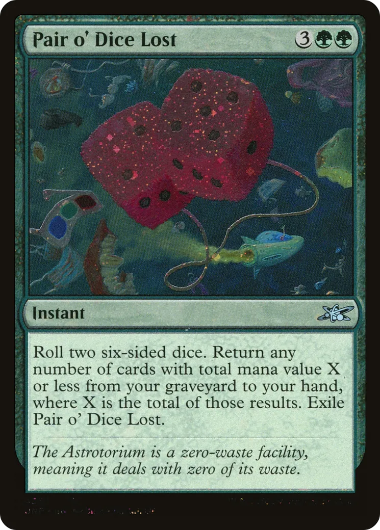 Pair o' Dice Lost — Unfinity — Magic: The Gathering
