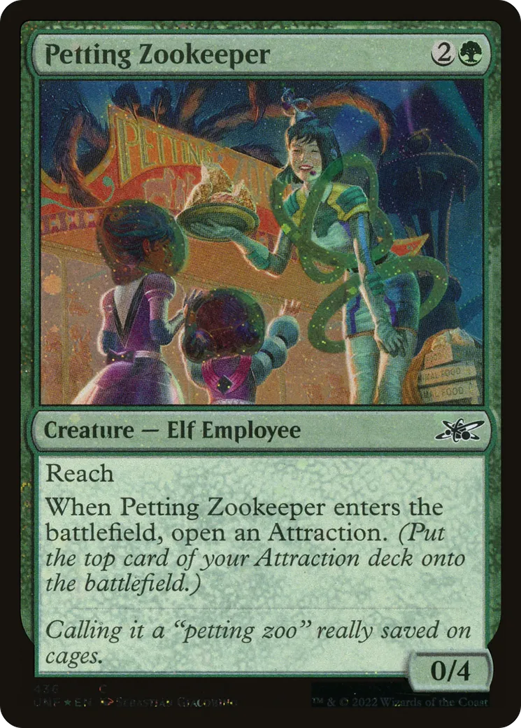 Petting Zookeeper — Unfinity — Magic: The Gathering