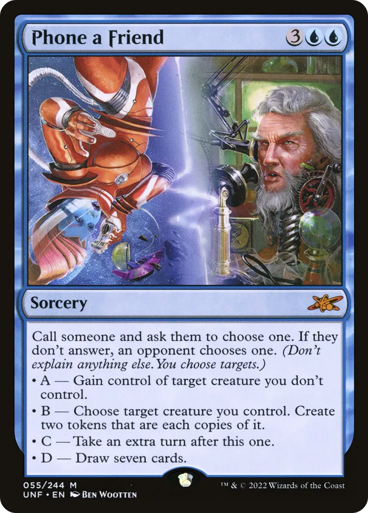 Phone a Friend — Unfinity — Magic: The Gathering