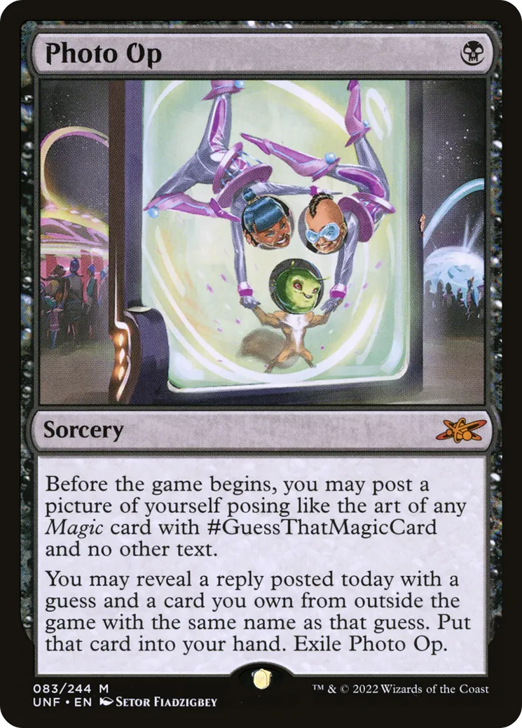 Photo Op — Unfinity — Magic: The Gathering