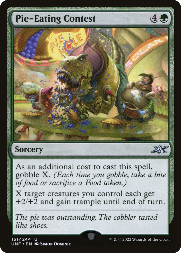 Pie-Eating Contest — Unfinity — Magic: The Gathering