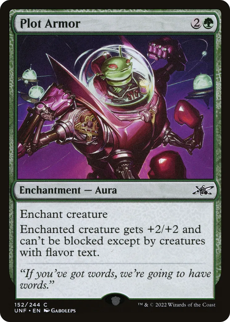 Plot Armor — Unfinity — Magic: The Gathering