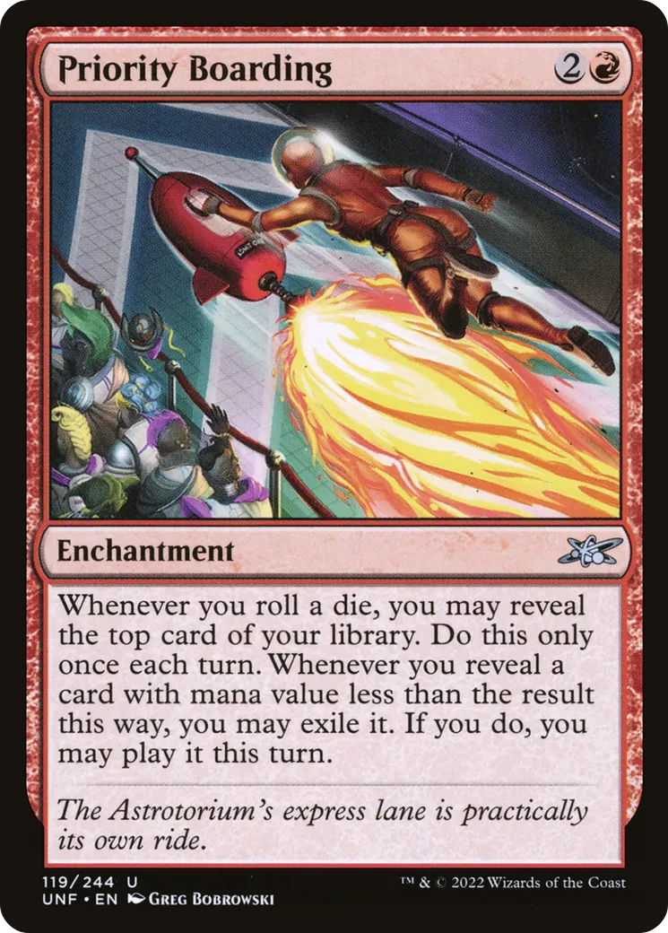 Priority Boarding — Unfinity — Magic: The Gathering