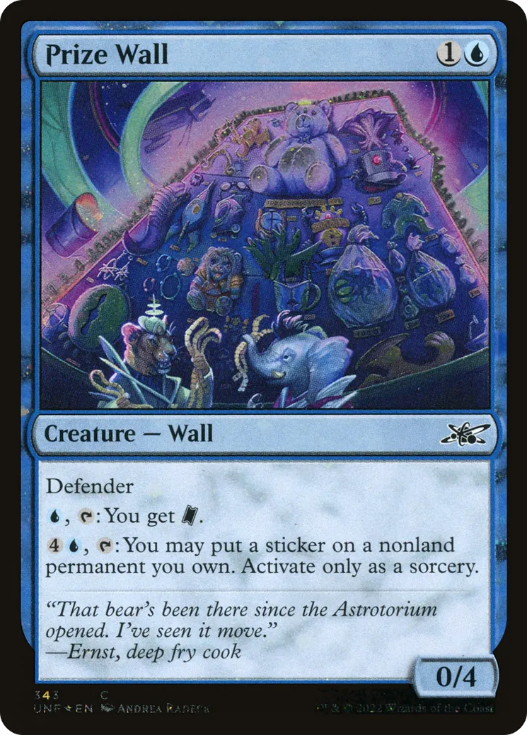 Prize Wall — Unfinity — Magic: The Gathering