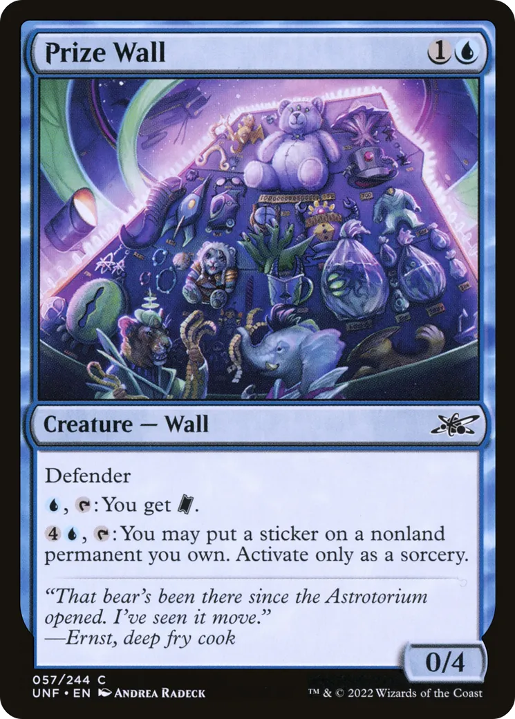 Prize Wall — Unfinity — Magic: The Gathering