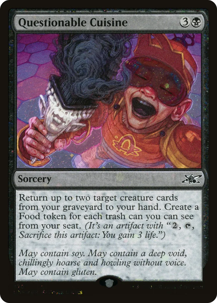 Questionable Cuisine — Unfinity — Magic: The Gathering