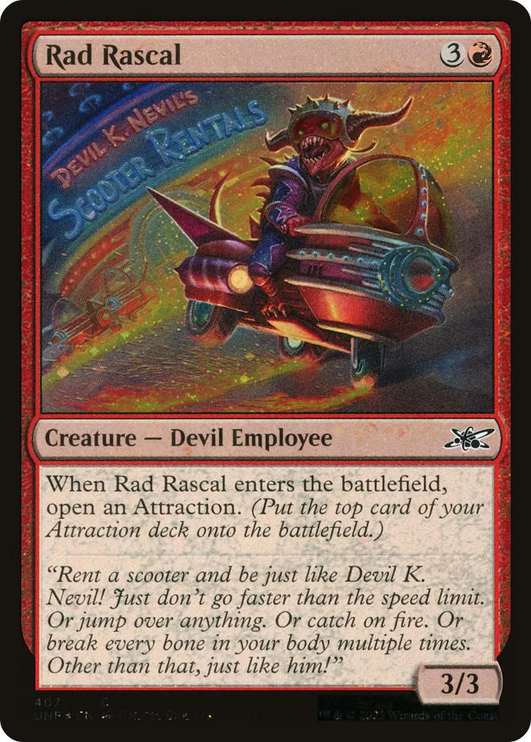 Rad Rascal — Unfinity — Magic: The Gathering