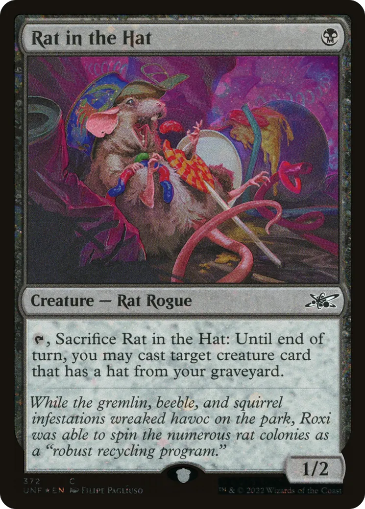 Rat in the Hat — Unfinity — Magic: The Gathering