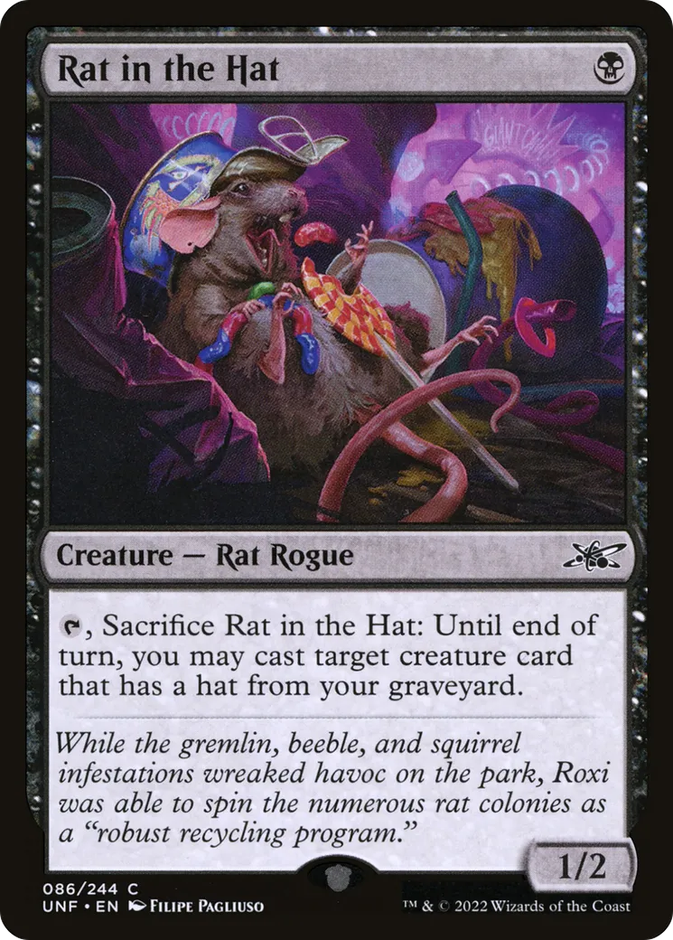 Rat in the Hat — Unfinity — Magic: The Gathering