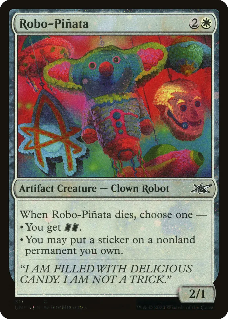 Robo-Piñata — Unfinity — Magic: The Gathering