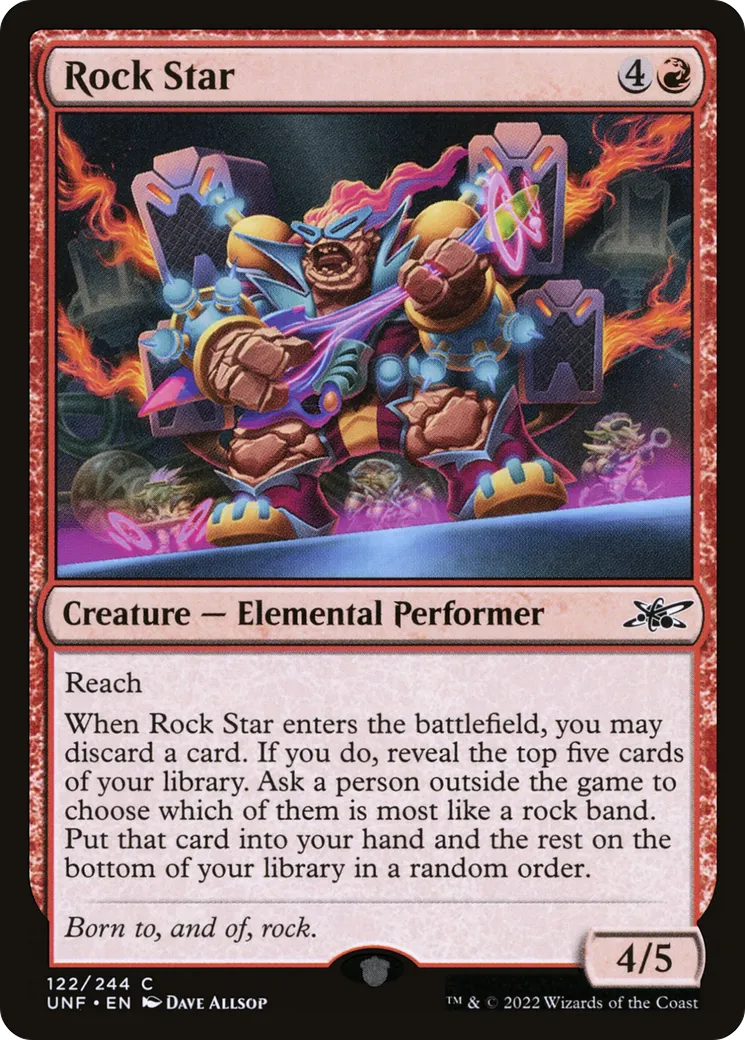 Rock Star — Unfinity — Magic: The Gathering