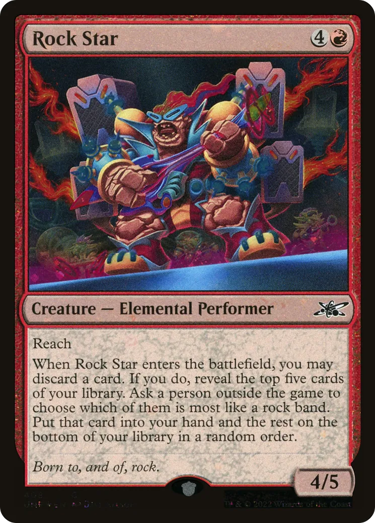 Rock Star — Unfinity — Magic: The Gathering