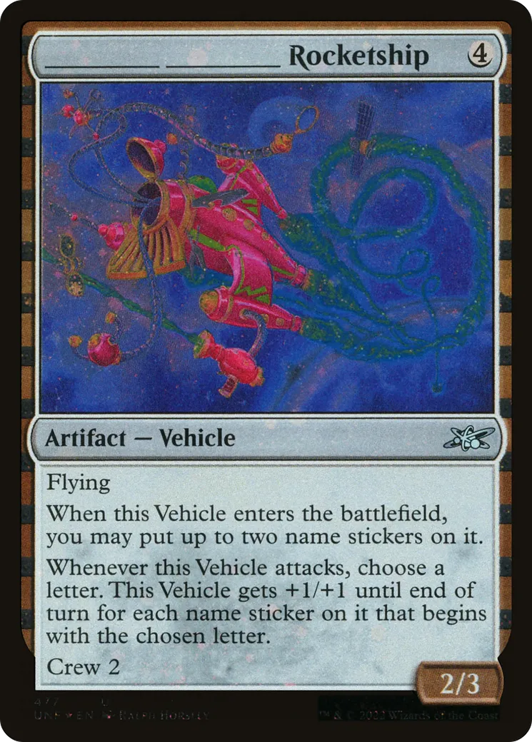 _____ _____ Rocketship — Unfinity — Magic: The Gathering