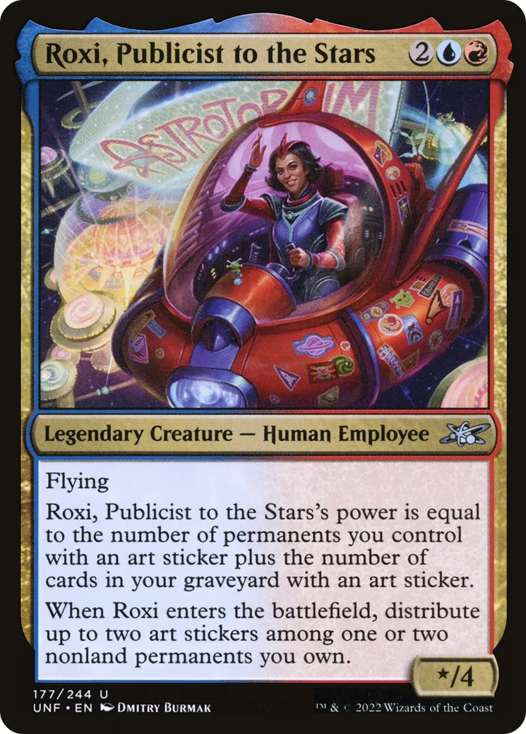 Roxi, Publicist to the Stars — Unfinity — Magic: The Gathering