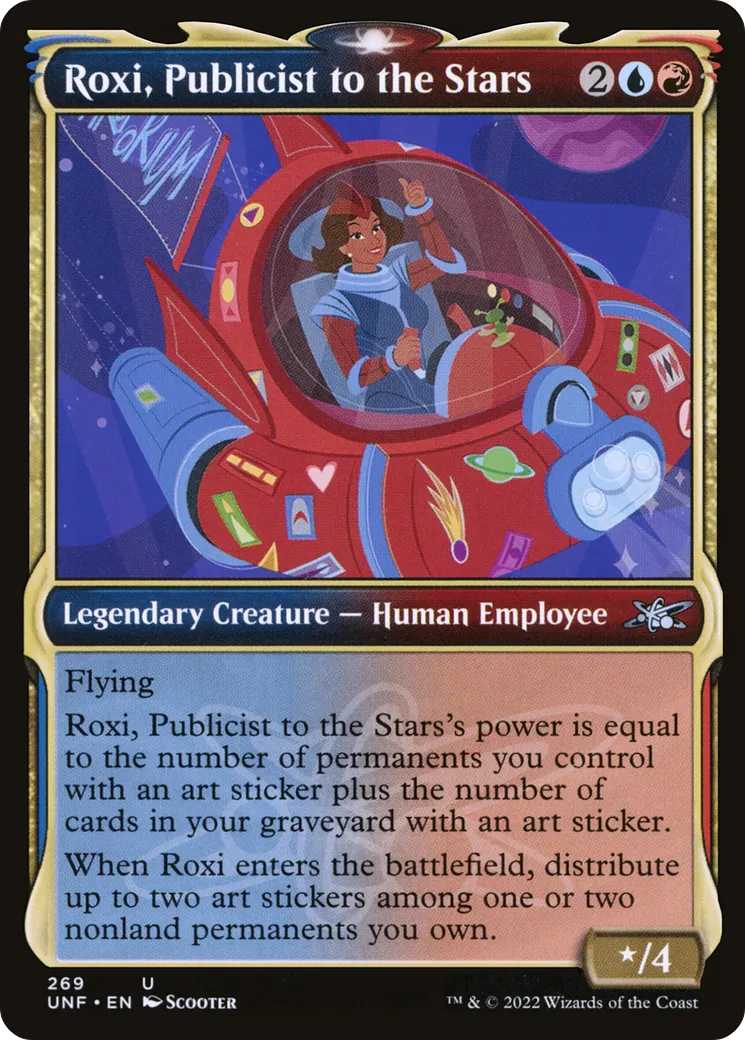 Roxi, Publicist to the Stars — Unfinity — Magic: The Gathering