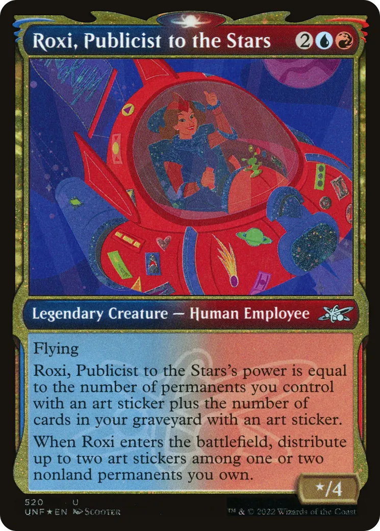 Roxi, Publicist to the Stars — Unfinity — Magic: The Gathering