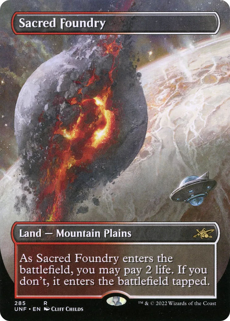 Sacred Foundry — Unfinity — Magic: The Gathering