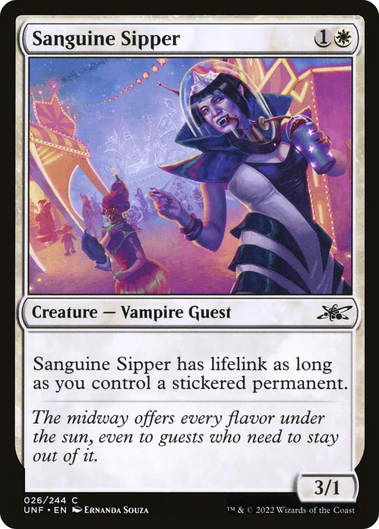 Sanguine Sipper — Unfinity — Magic: The Gathering