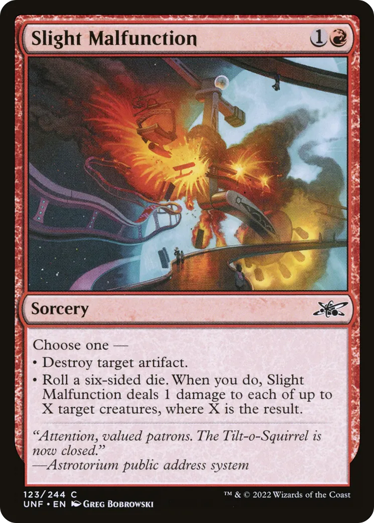 Slight Malfunction — Unfinity — Magic: The Gathering