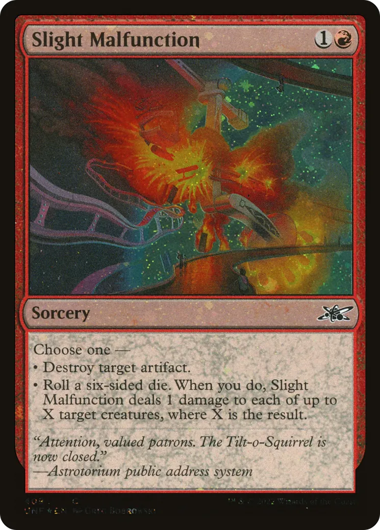 Slight Malfunction — Unfinity — Magic: The Gathering