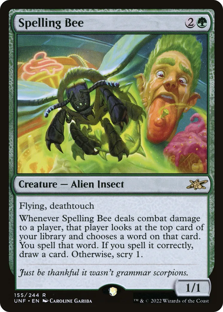 Spelling Bee — Unfinity — Magic: The Gathering