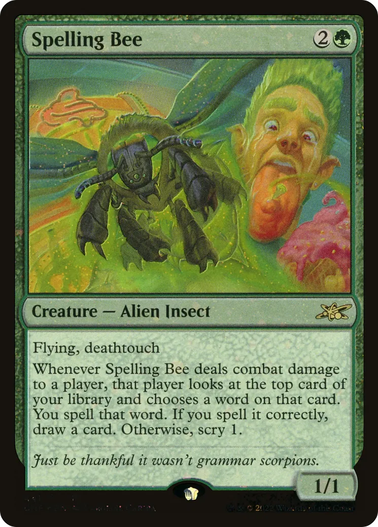 Spelling Bee — Unfinity — Magic: The Gathering