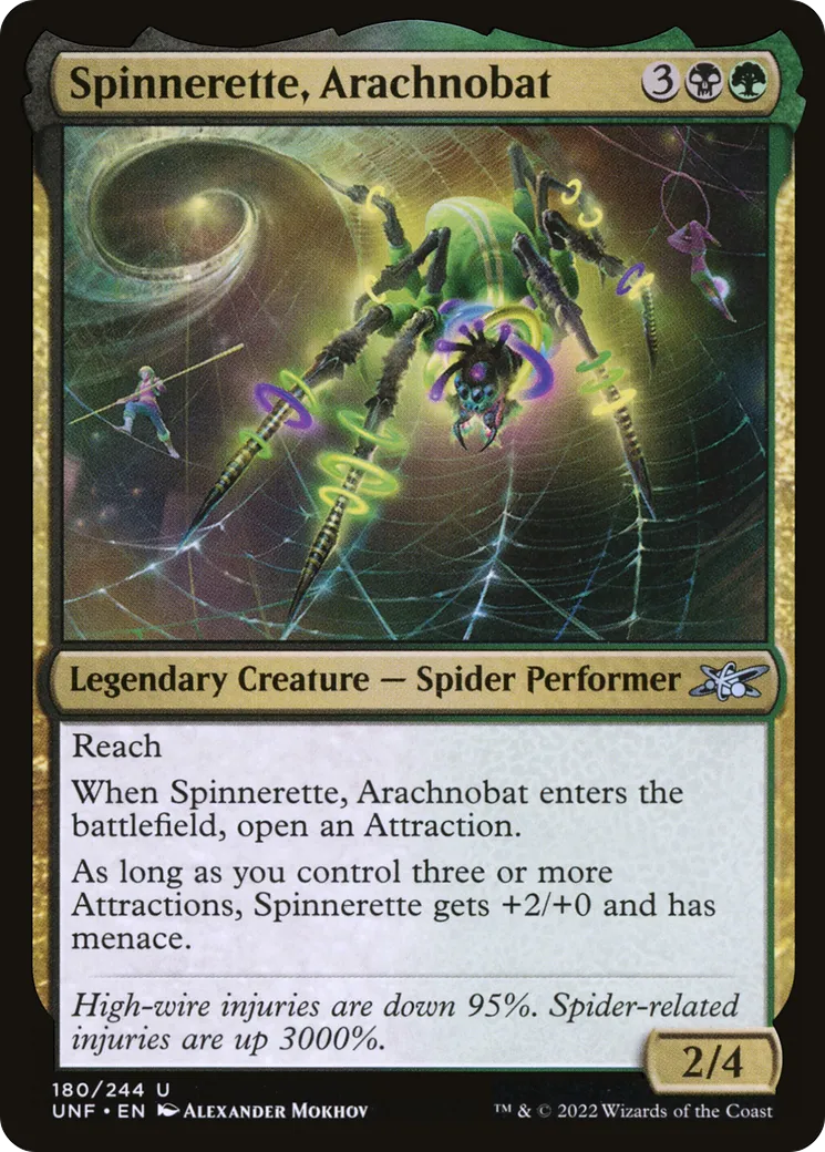Spinnerette, Arachnobat — Unfinity — Magic: The Gathering
