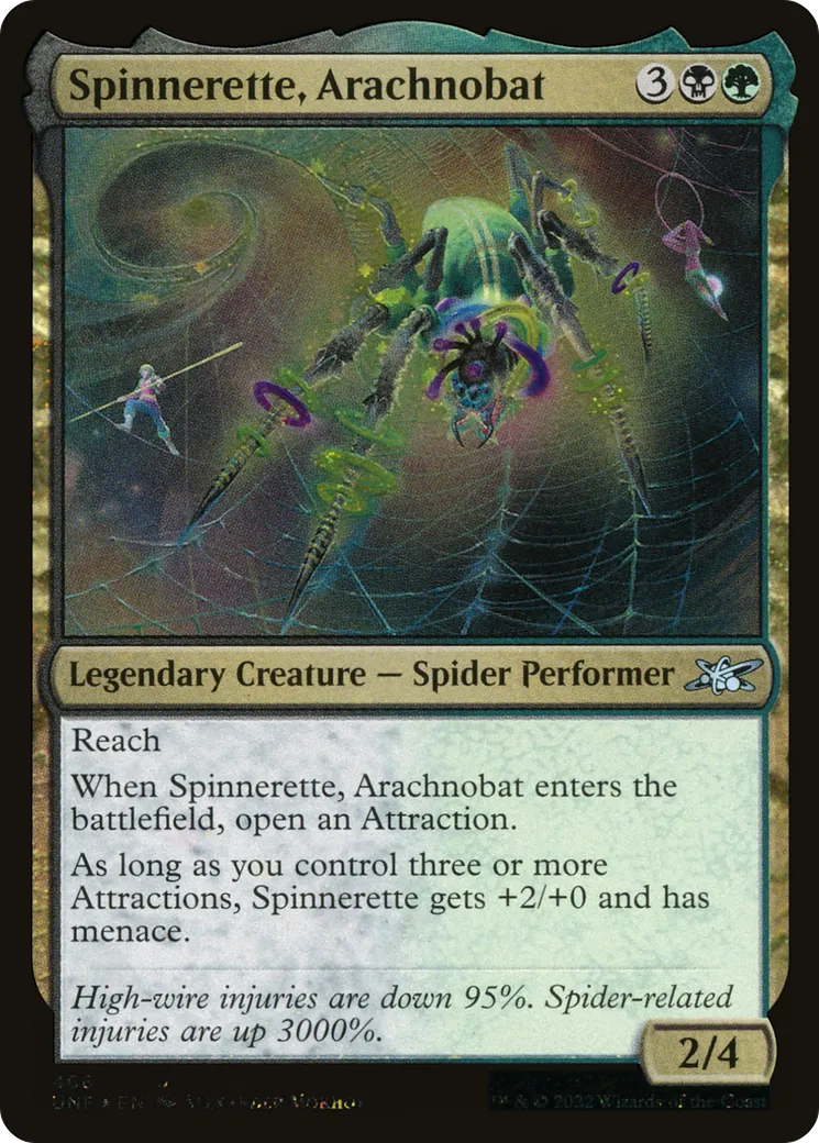 Spinnerette, Arachnobat — Unfinity — Magic: The Gathering