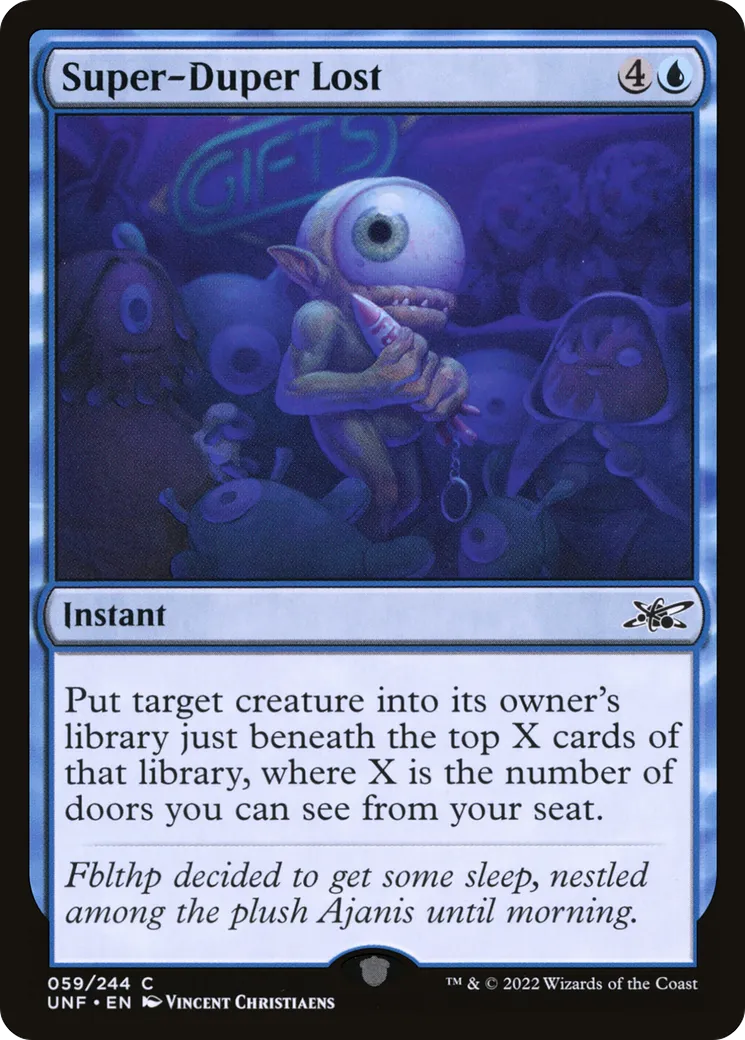 Super-Duper Lost — Unfinity — Magic: The Gathering
