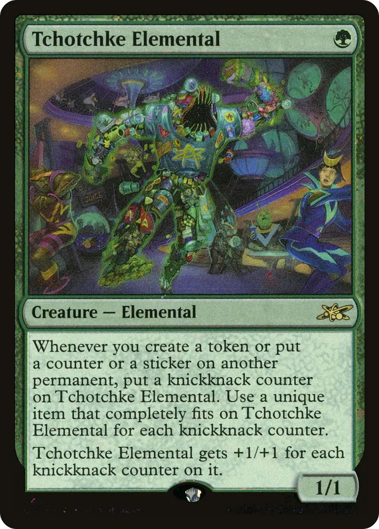 Tchotchke Elemental — Unfinity — Magic: The Gathering